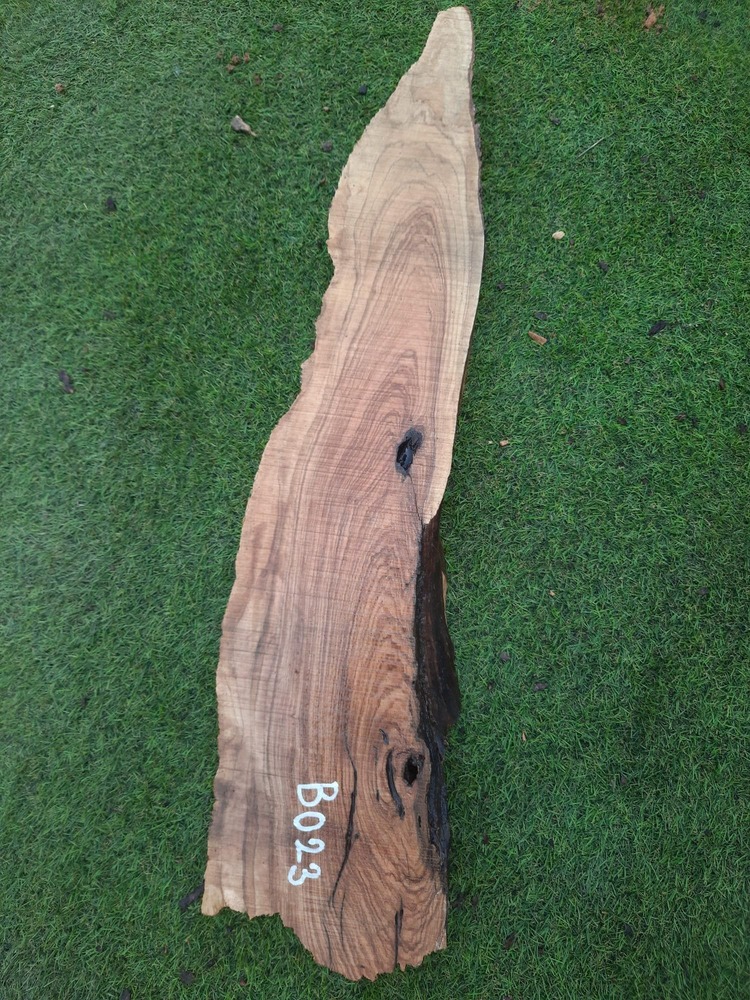 B023 Olivové dřevo 68x14x1-4,5 cm