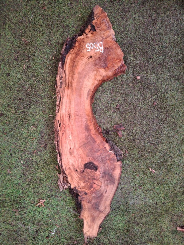 B505 Olivová deska 66x11x5 cm