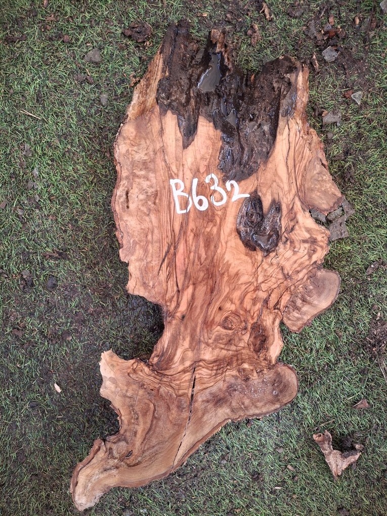 B632 Olivové dřevo 40x19x5 cm