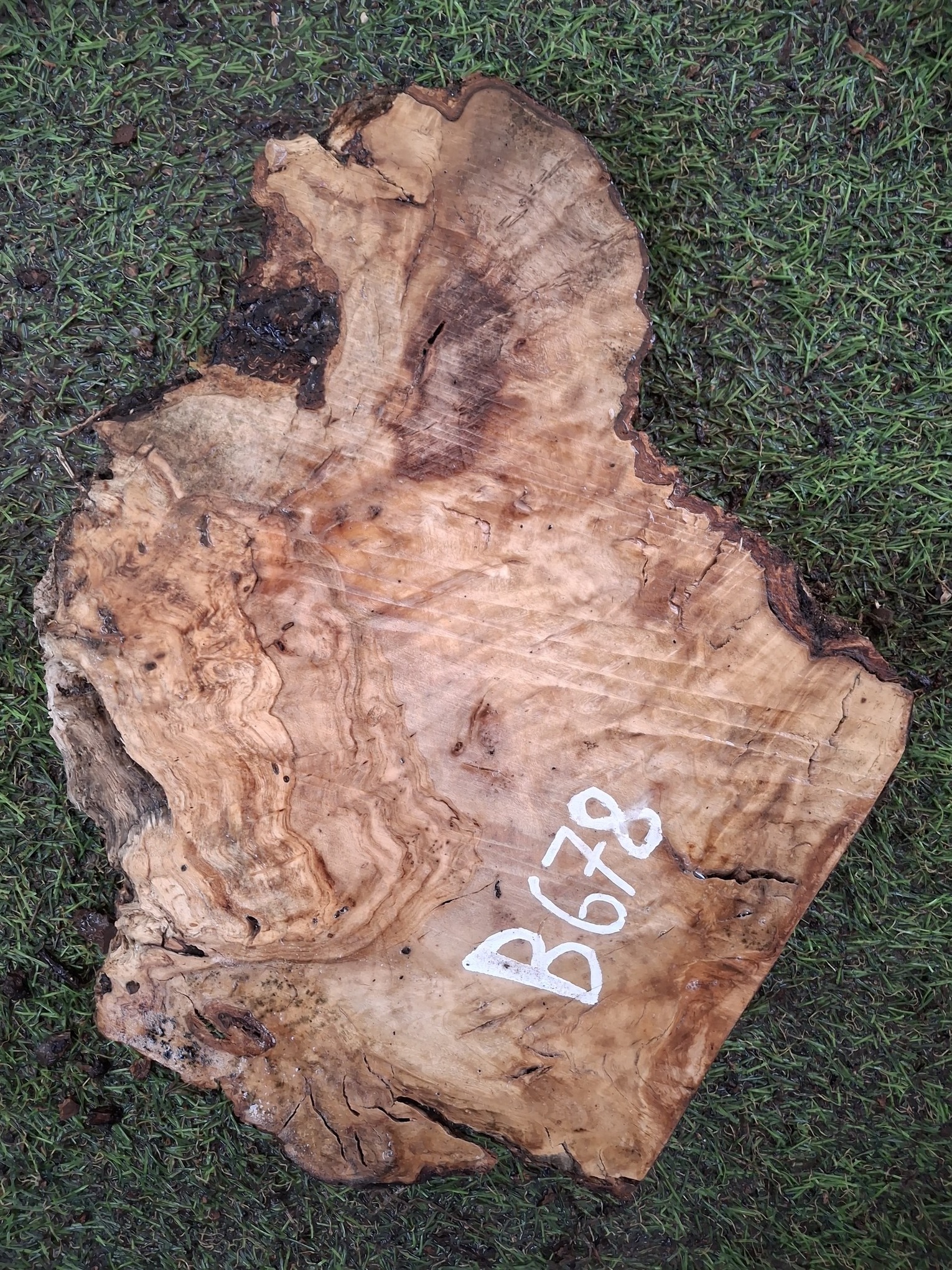 B678 Olivová deska 25x19x4,5 cm