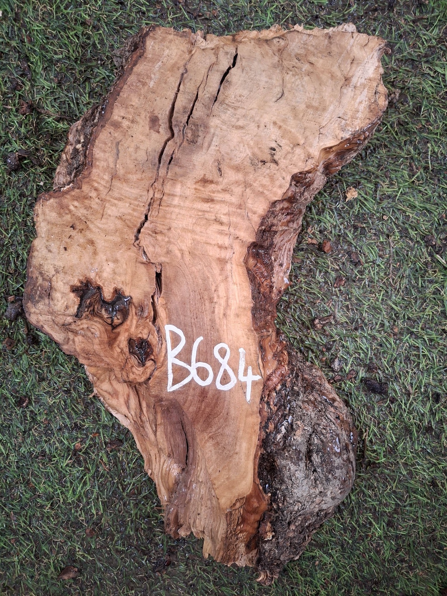 B684 Olivová deska 33x15x4,5 cm