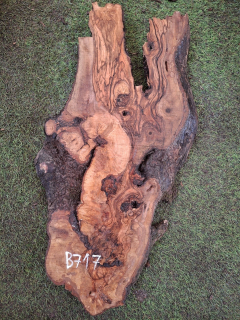 B717 Olivová deska 62x27x4,5 cm