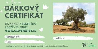 Dárkový certifikát