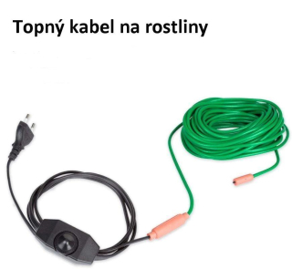 Topný kabel s termostatem 6m